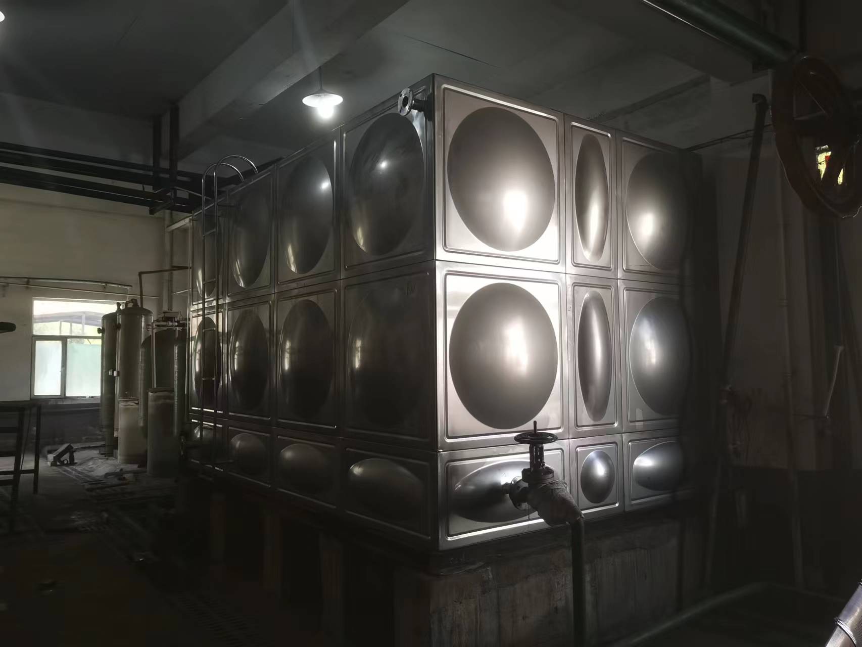 壽陽麥捷煤礦25立方水箱完工